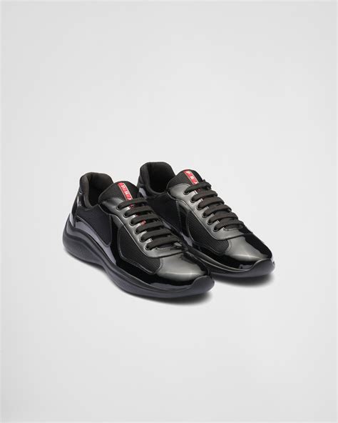 prada black sport shoes|prada black shoes women.